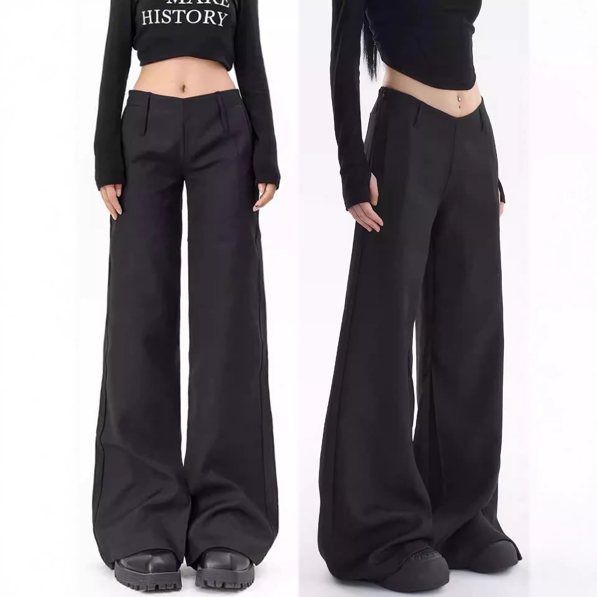 Spring Women's Clothing Low Wa - đánh giá và giá Tailored Trouser Wide