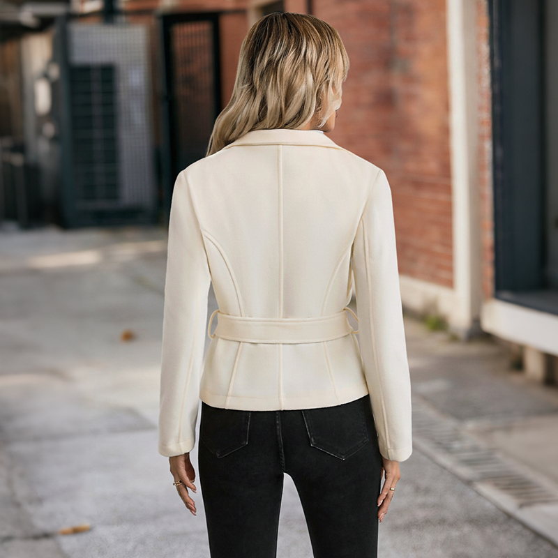 Women White Mock Neck Belted J - đánh giá và giá Women Formal Wear Belt