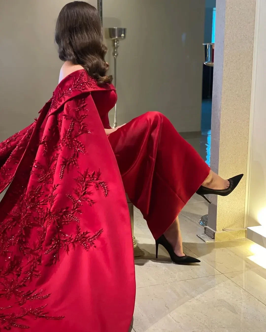 Customized Ankle Length Sheath - đánh giá và giá Women Formal Wear Dress