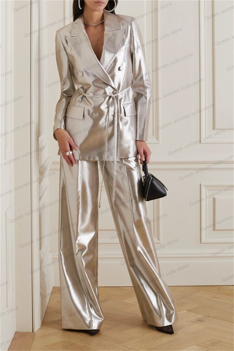 Shiny Satin Wedding Women Suit - đánh giá và giá Women Formal Wear Belt