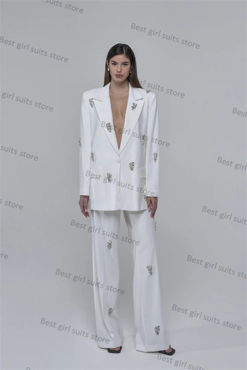 2 Piece Formal Women Suit Pant - đánh giá và giá Tailored Trouser Wide