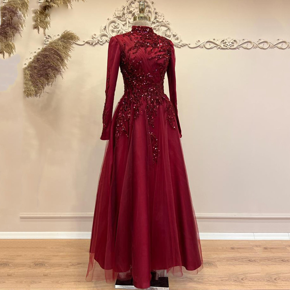 Beads Ankle Length A Line Prom - đánh giá và giá Women Formal Wear Dress