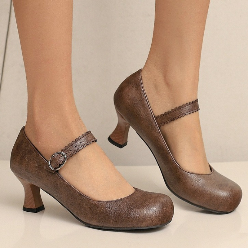 Women Retro Mary Jane Pumps Ro - đánh giá và giá Formal Women Daily Wear Shoes