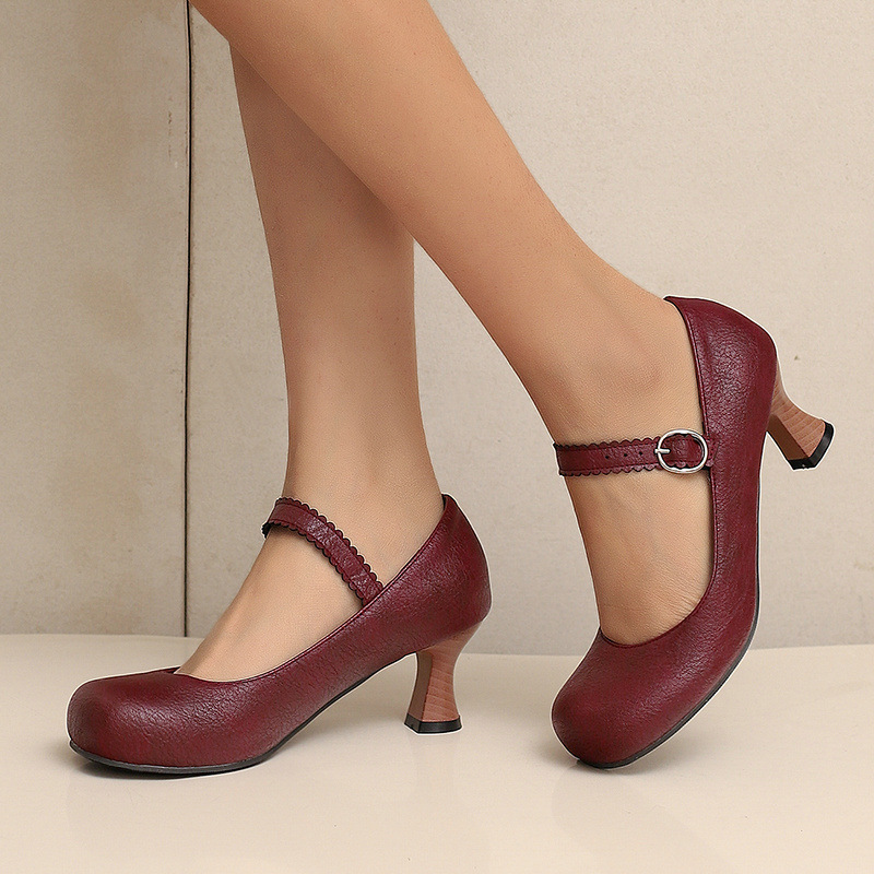 Women Retro Mary Jane Pumps Ro - đánh giá và giá Formal Women Daily Wear Shoes