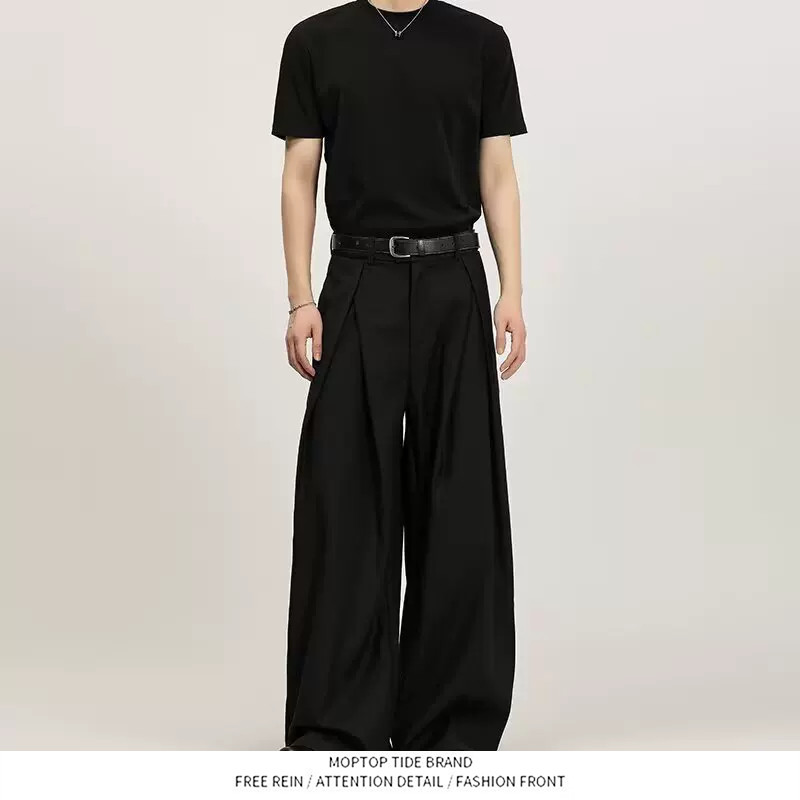 Retro Wide Leg Suit Pants Trou - đánh giá và giá Tailored Trouser Wide