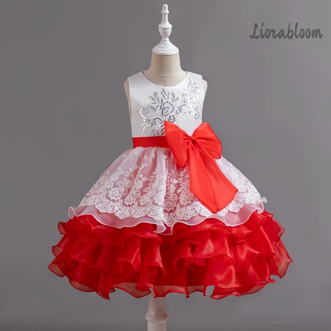 Girls' Dress With Large Bow Sl - đánh giá và giá Women Formal Wear Dress