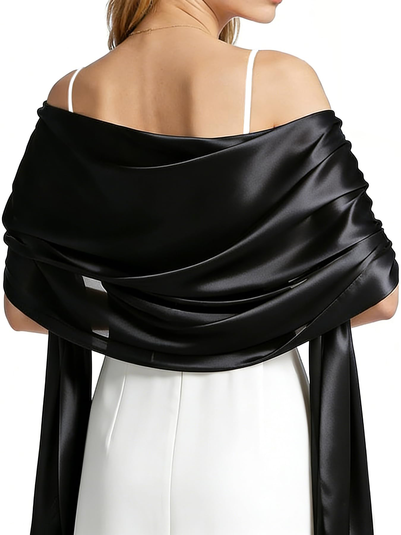 Women Satin Shawl Wrap for Eve - đánh giá và giá Women Formal Wear Dress