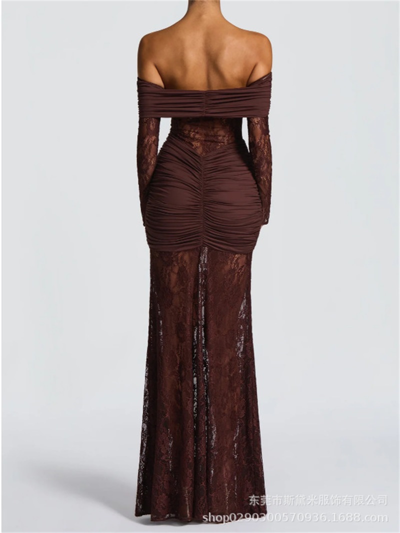 Sexy Lace Mermaid Women Prom D - đánh giá và giá Formal Wear Gowns For Women