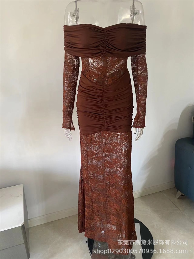 Sexy Lace Mermaid Women Prom D - đánh giá và giá Formal Wear Gowns For Women