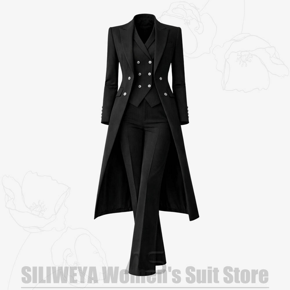 Women's Suit 3 Piece Double Br - đánh giá và giá Women Luxury Formal Wear