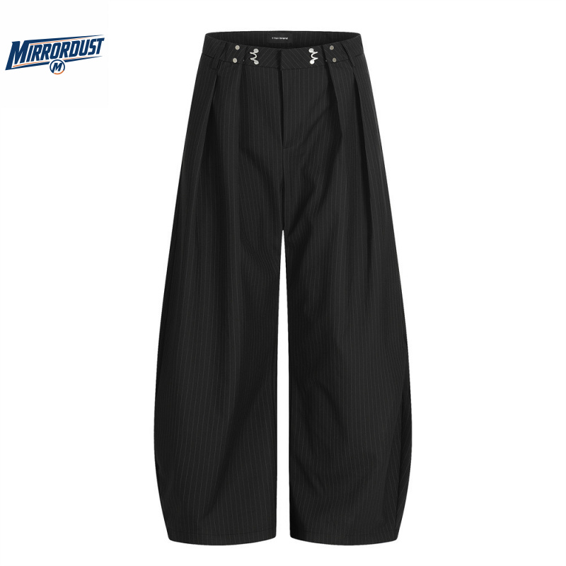 Men's Pinstripe Wide Leg Dress - đánh giá và giá Tailored Trouser Wide