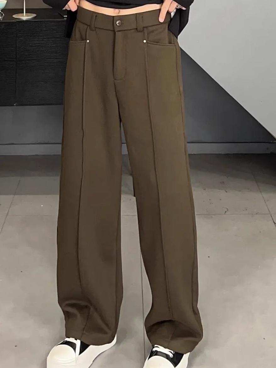 Korean Style Casual Pants Drap - đánh giá và giá Tailored Trouser Wide