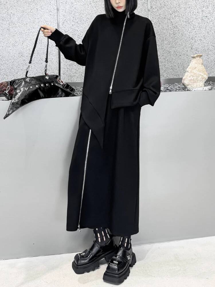 Zipper Sweatshirt Half-body Sk - đánh giá và giá Turtleneck Bodysuit Office