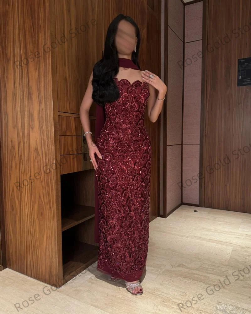 Luxurious Sequin Mermaid Prom  - đánh giá và giá Formal Gala Wear Women