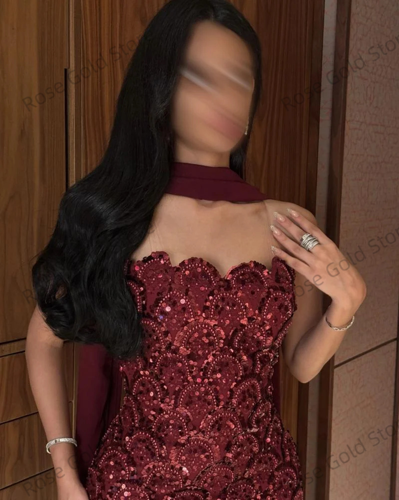 Luxurious Sequin Mermaid Prom  - đánh giá và giá Formal Gala Wear Women