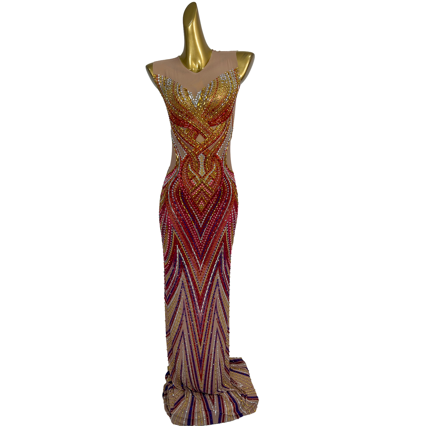 Sexy Crystal Birthday Wedding  - đánh giá và giá Formal Wear Gowns For Women