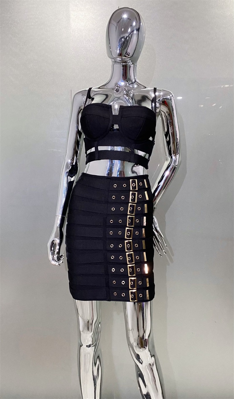 Black White Bandage Women Prom - đánh giá và giá Women Formal Wear Belt
